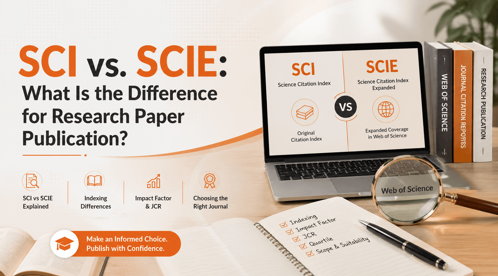 SCI vs SCIE comparison for research paper publication